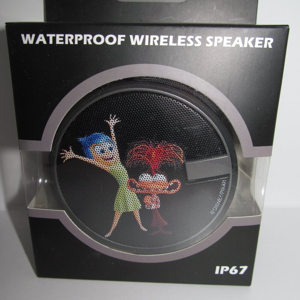 Disney Inside Out 2 Waterproof Wireless Speaker Bluetooth Audio IP67 KSPKR3 NEW